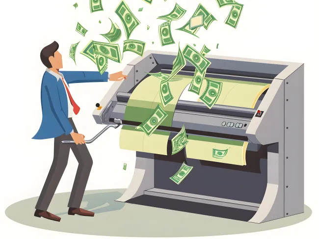 printing money AdobeStock_878330171